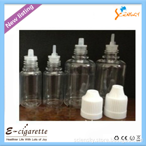 10-50 Ml Pet Dropper Bottle, E Cigarette Dropper Bottle, E-Liquid Bottle with Child Safety Cap